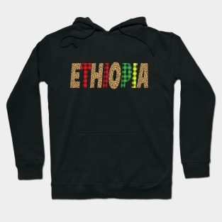 ETHIOPIA word art design Hoodie